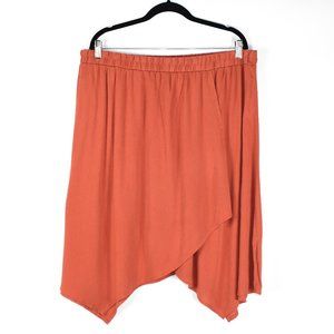Faded Glory Burnt Orange Tulip Skirt XXL
